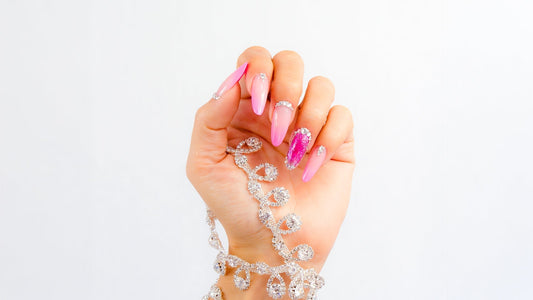 Baby Boomer Diamond Nail