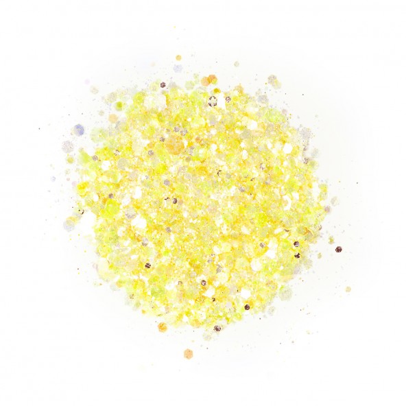 YELLOW-Bling Glitter & Pigment-1-by-Fantasy-Nails