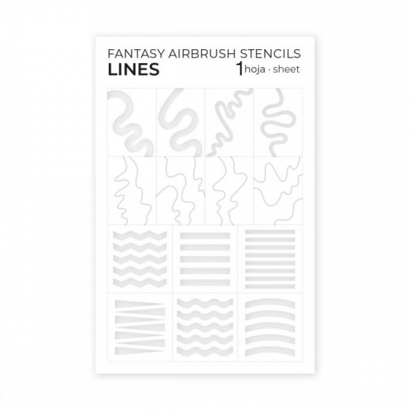 AIRBRUSH ADHESIVE STENCILS LINES-Airbrush Adhesive Stencils-1-by-Fantasy-Nails