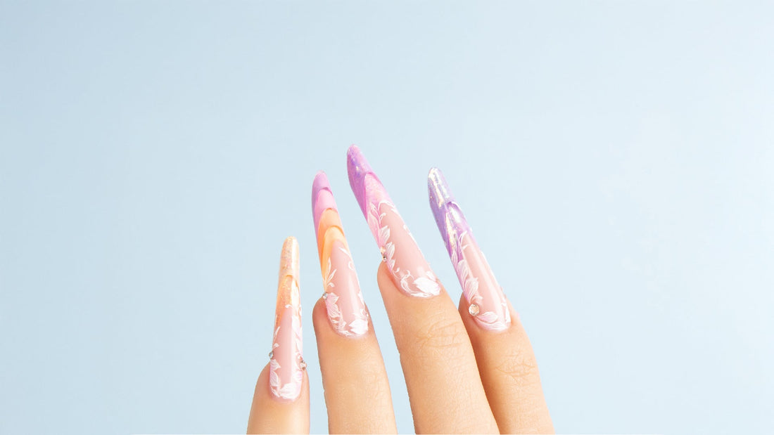 Uñas Pipe Con Francesa 3D