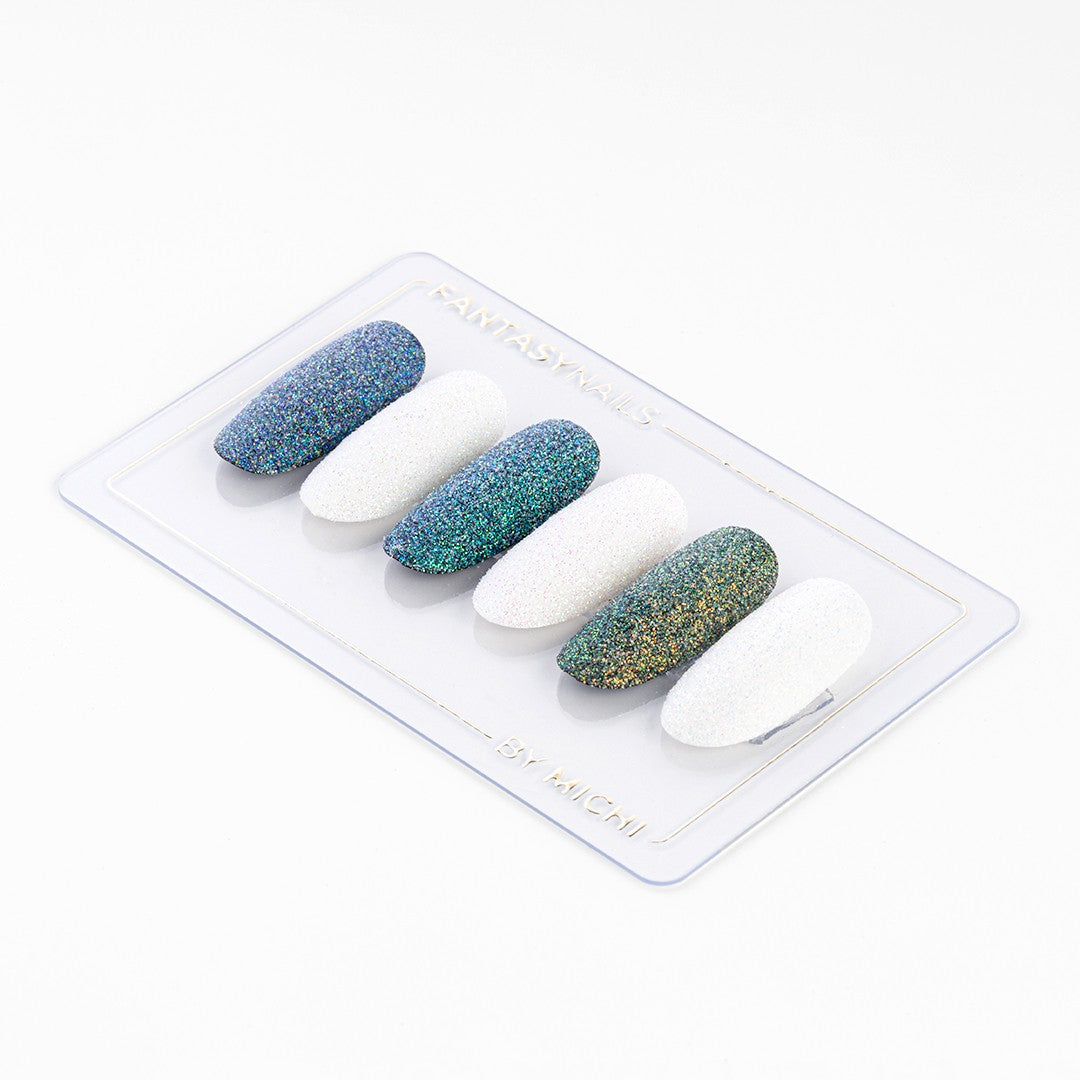nailart-sandy-glitter-ab-green-4-by-Fantasy-Nails