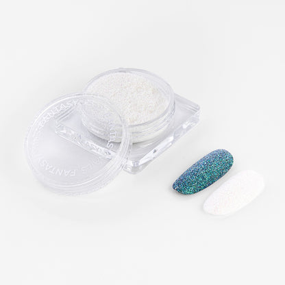 nailart-sandy-glitter-ab-green-2-by-Fantasy-Nails