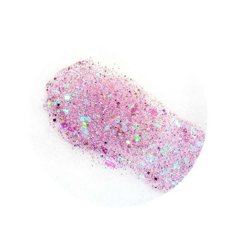 Fairy Blossom glitter colour acrylic powder by Fantasy Nails