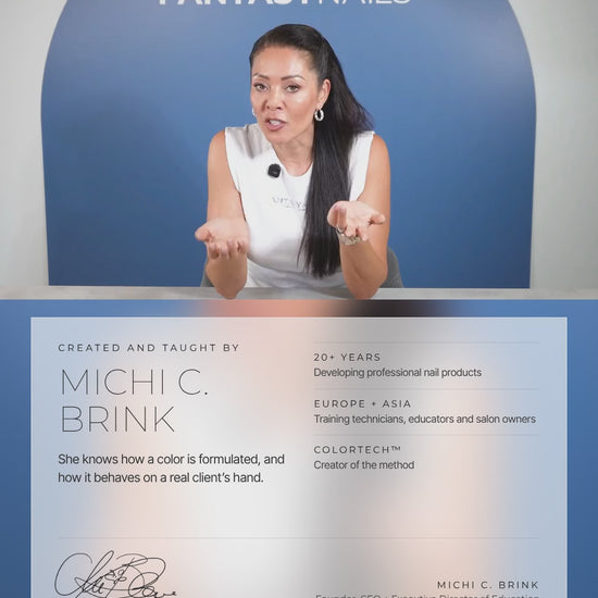 Michi C. Brink, founder of Fantasy Nails and your educator