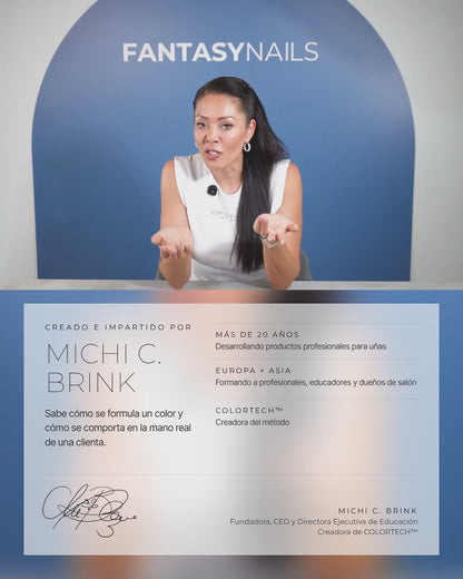 Michi C. Brink, fundadora de Fantasy Nails y tu educadora