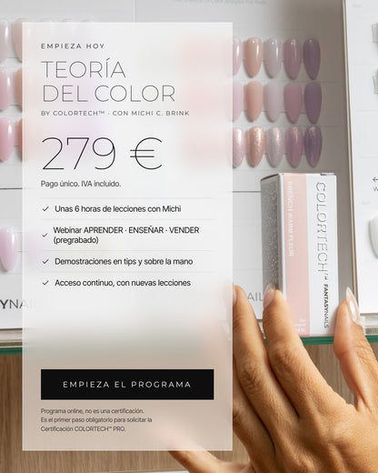 TEORÍA DEL COLOR, 279 €. Pago único. IVA incluido.